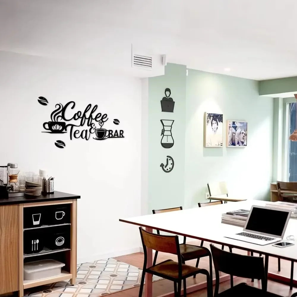 Coffee Bar Sign - Rustic Wall Art for Home Decor