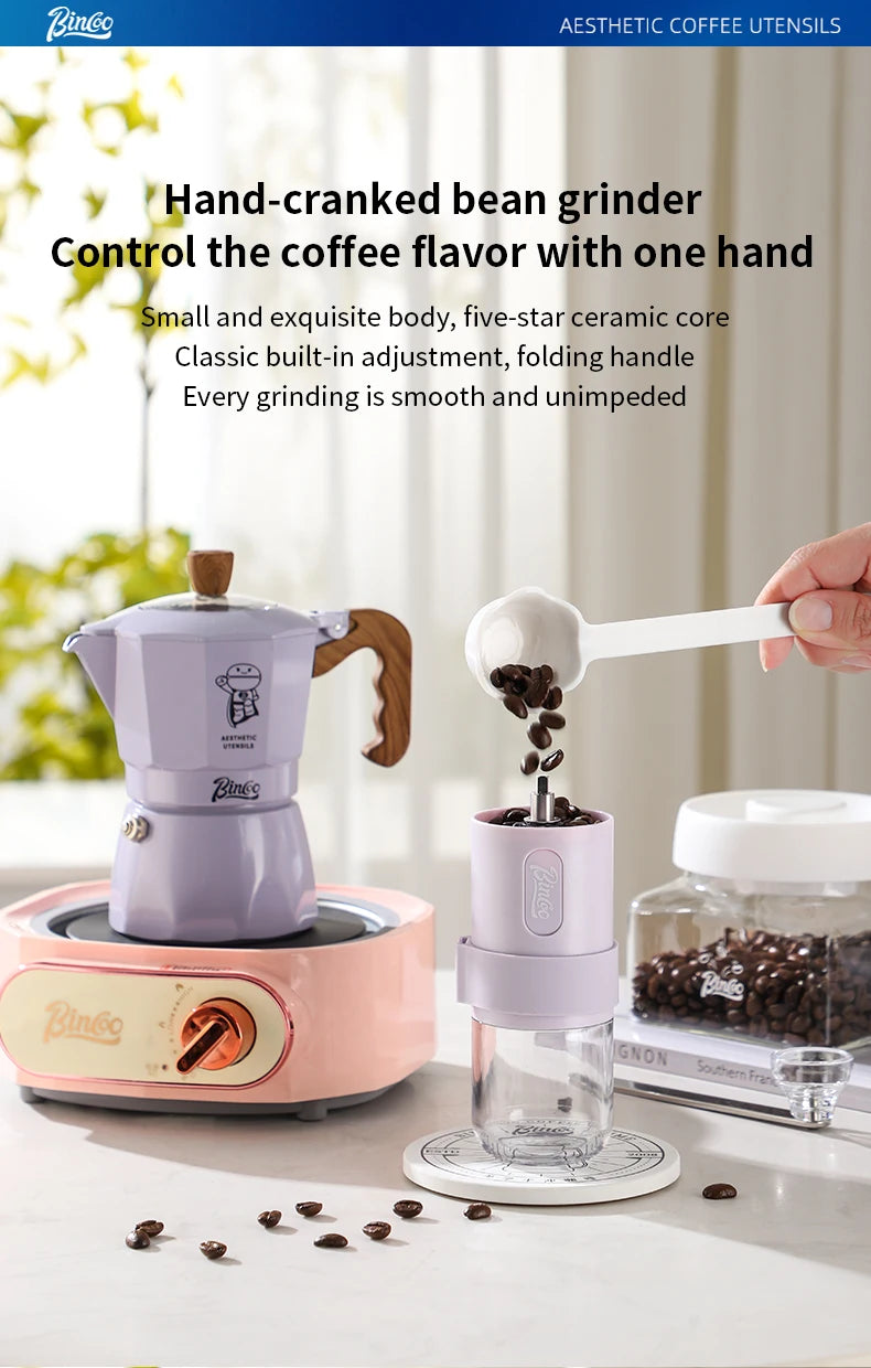 Double Valve Moka Pot Espresso Maker Manual Brewed