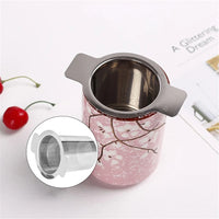 Premium Stainless Steel Tea Infuser with Cover | Binaural Coffee & Tea Strainer Mesh | Leak-Free Tea Filter Accessory Steel tea infuser - StepUp Coffee