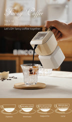 Italian Coffee Moka Pot Set Suitable for Home and Office