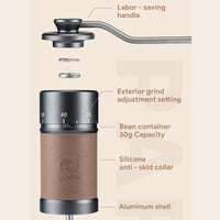 iCafilas Upgrade Manual Coffee Grinder Professional Coffee Grinders - StepUp Coffee