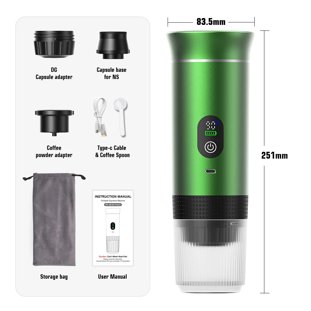 3-in-1 Portable Espresso Maker