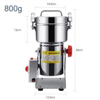 High Power Electric Coffee Grinder Kitchen Cereal Nuts Beans Spices Grains Grinder Machine Multifunctional Home Coffee Grinder