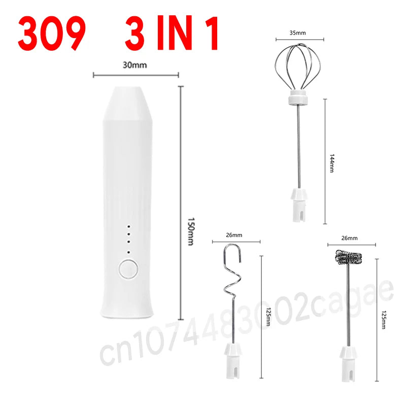 USB 3-Speed Milk Frother