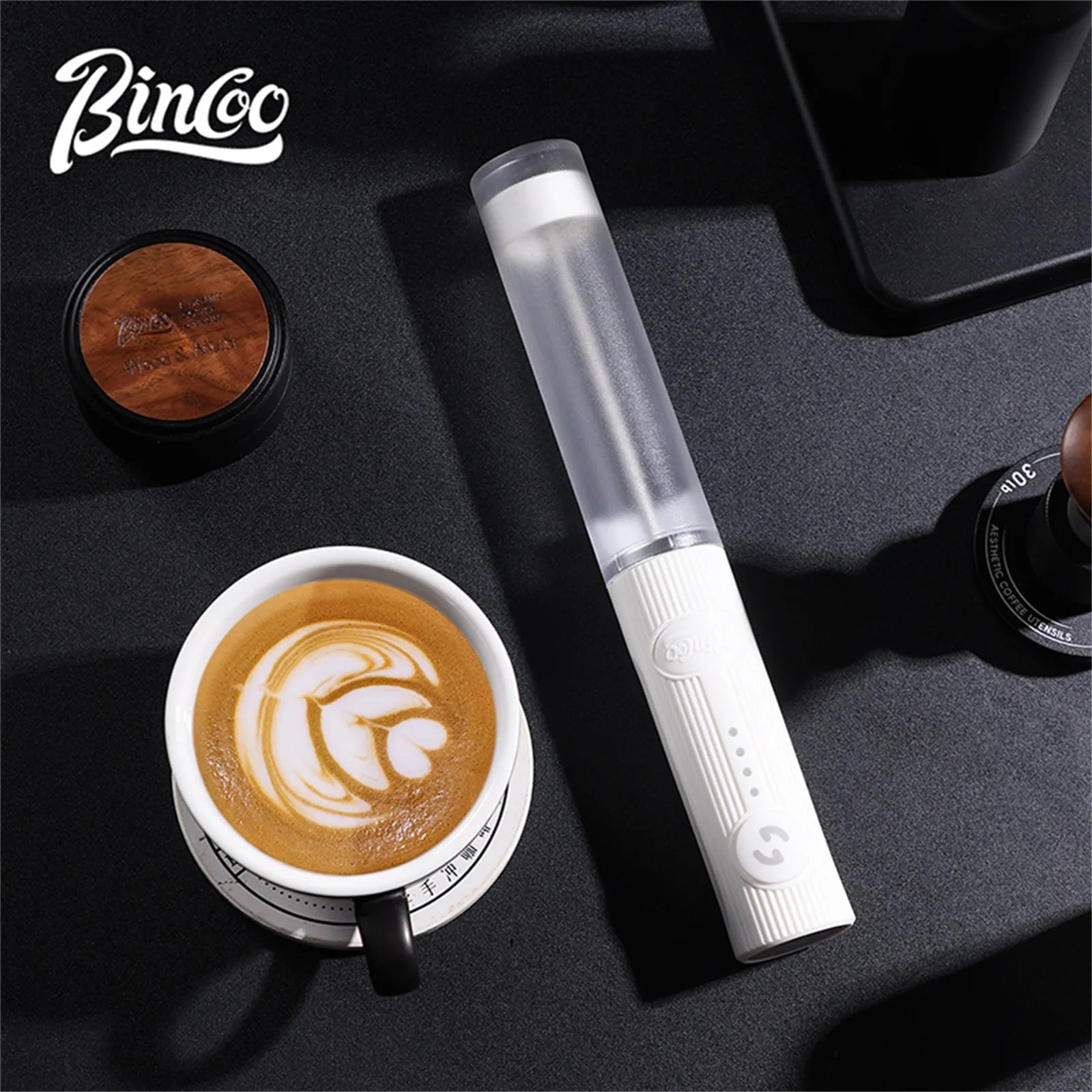 Electric Milk Frother, Wireless Handheld Blender