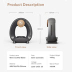 Portable Coffee Maker Low decibel Americano Capsule Coffee Machine Compatible with Coffee Powder & K Cups Original Capsules