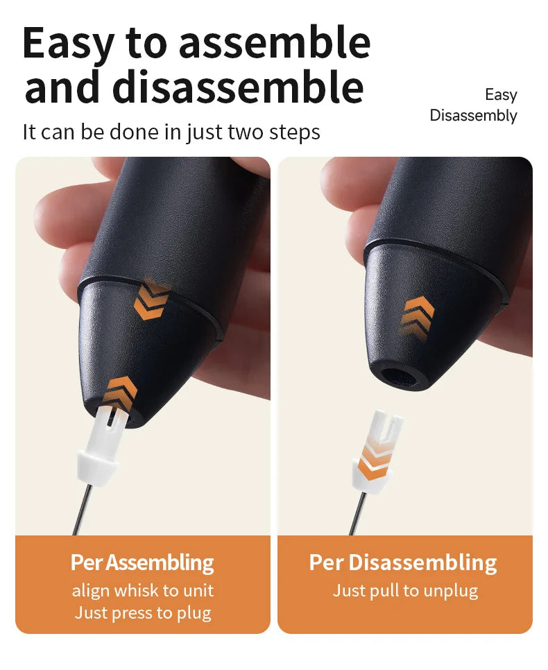 USB 3-Speed Milk Frother