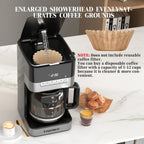 American style keep warm function electric programmable single service drip coffee machine