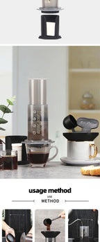 Portable Coffee Press Brewer