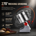 High Power Electric Coffee Grinder Kitchen Cereal Nuts Beans Spices Grains Grinder Machine Multifunctional Home Coffee Grinder