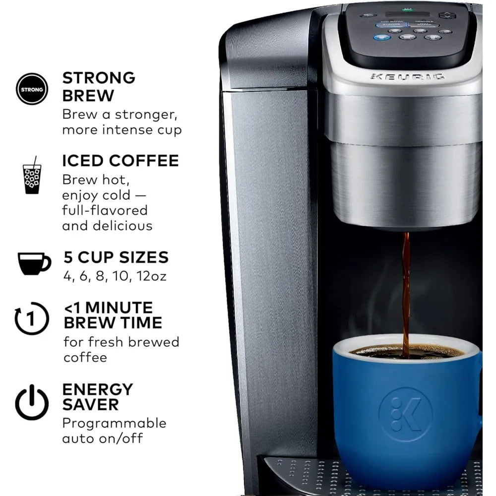New-Keurig K-Elite Single Serve Coffee Maker, Adjustable Strength, Temperature Control, and Iced Coffee Option, Brews 8-