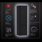 FEMOBOOK A2 Portable Rechargeable Electric Coffee Grinder | 4000mAh USB-C | 38mm 7 Core Burr