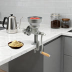 Hand Crank Grain Grinding Tool, Manual Flour Mill for Wheat Corn Coffee Beans, Adjustable Fineness with Clamp
