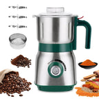 Electric Grinder 600ml Wet/Dry Dual-Use Mill Ultra-Fine Grain Grinder for Coffee Beans Spices Herbs and Various Beans