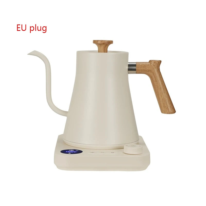 1200W Intelligent Constant Temperature Electric Kettle Hand Brewed Coffee Pot Gooseneck Pot Used for Brewing Milk Powder