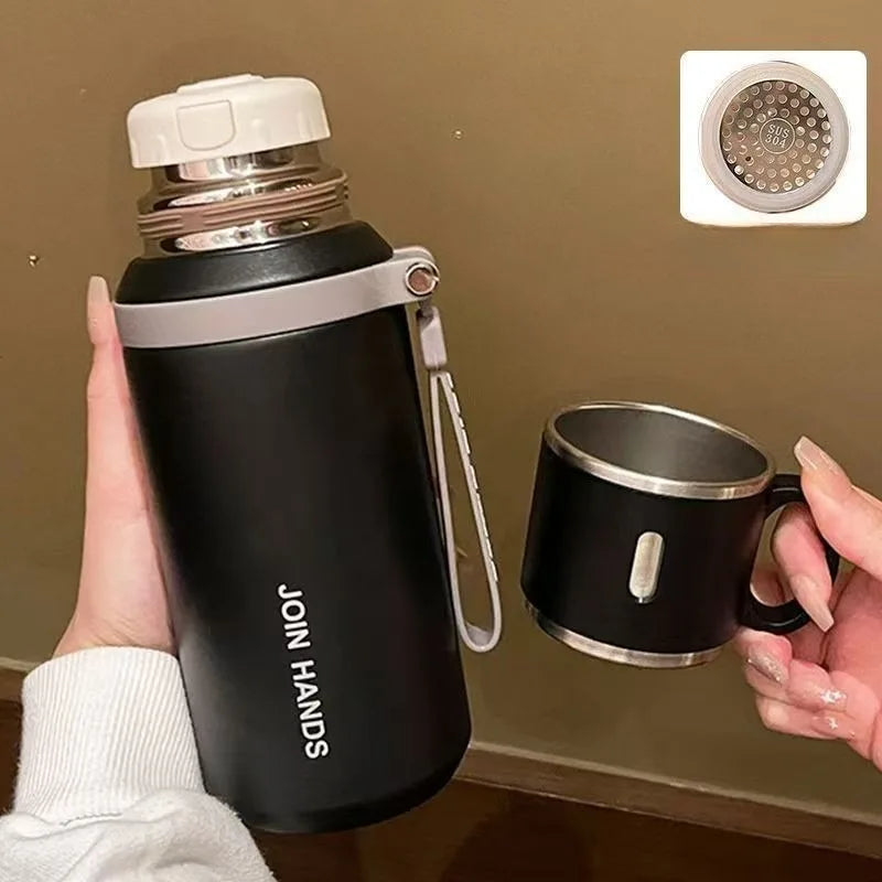 Thermos Cup with Tea Strainer - 600/800ML