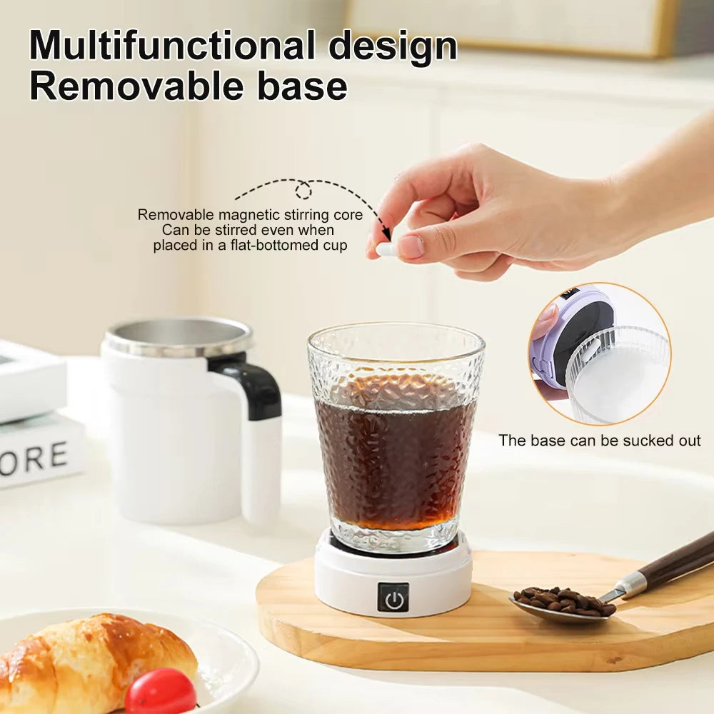 Automatic Mixing Coffee Cup Intelligent Temperature Rechargeable Mug