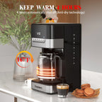 American style keep warm function electric programmable single service drip coffee machine