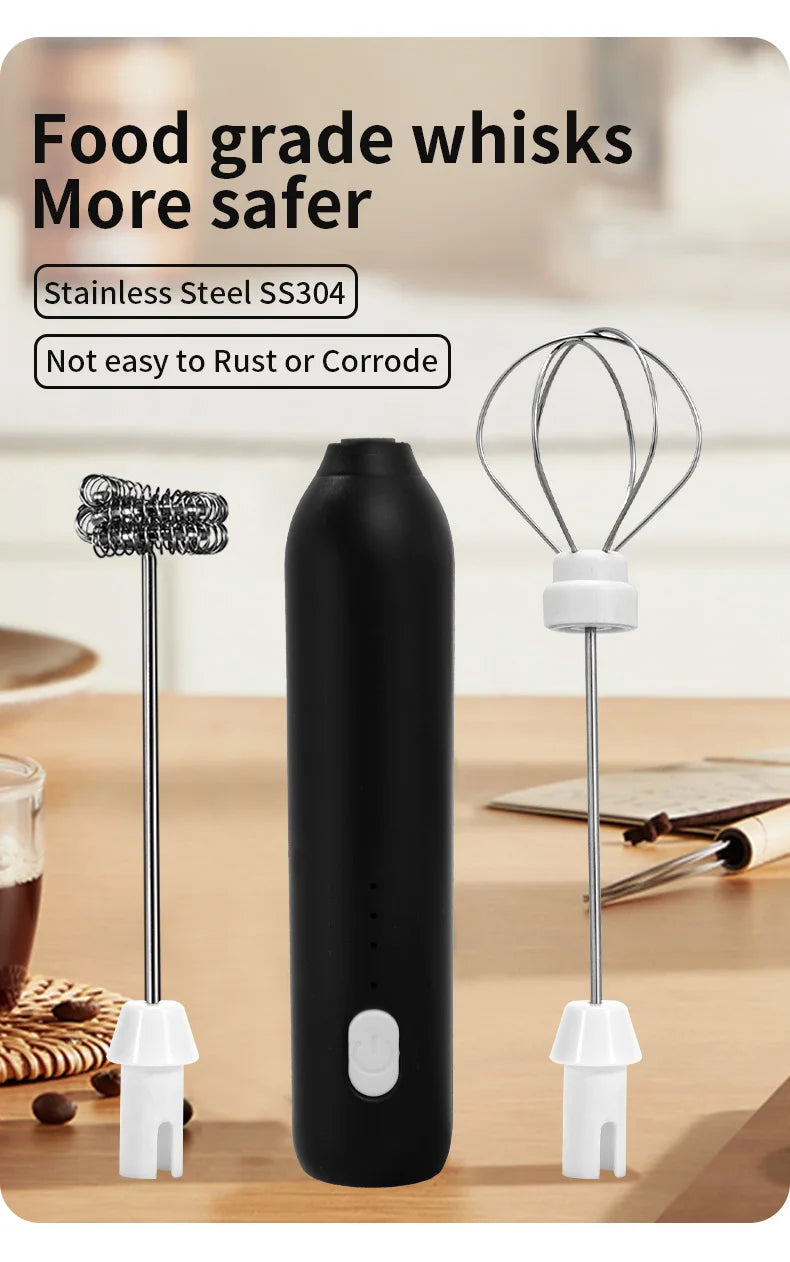 USB 3-Speed Milk Frother