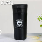 0.5L Stainless Steel Thermal Mug - Leak-proof Coffee Flask