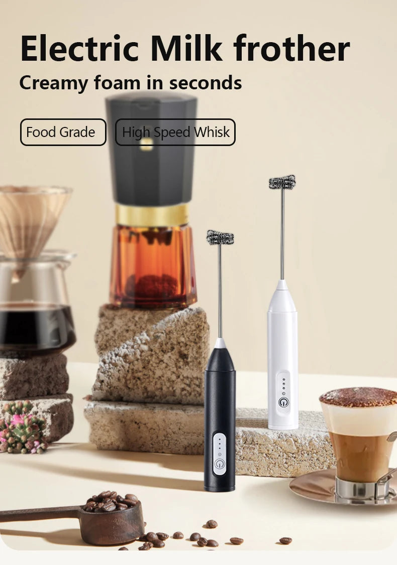 USB 3-Speed Milk Frother