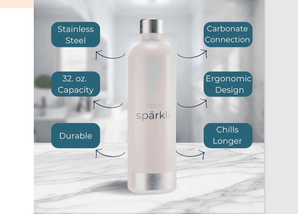 Fizzit soda makers in sleek white and black designs for carbonated sparkling water with zero calories. Ideal for healthy hydration at home.