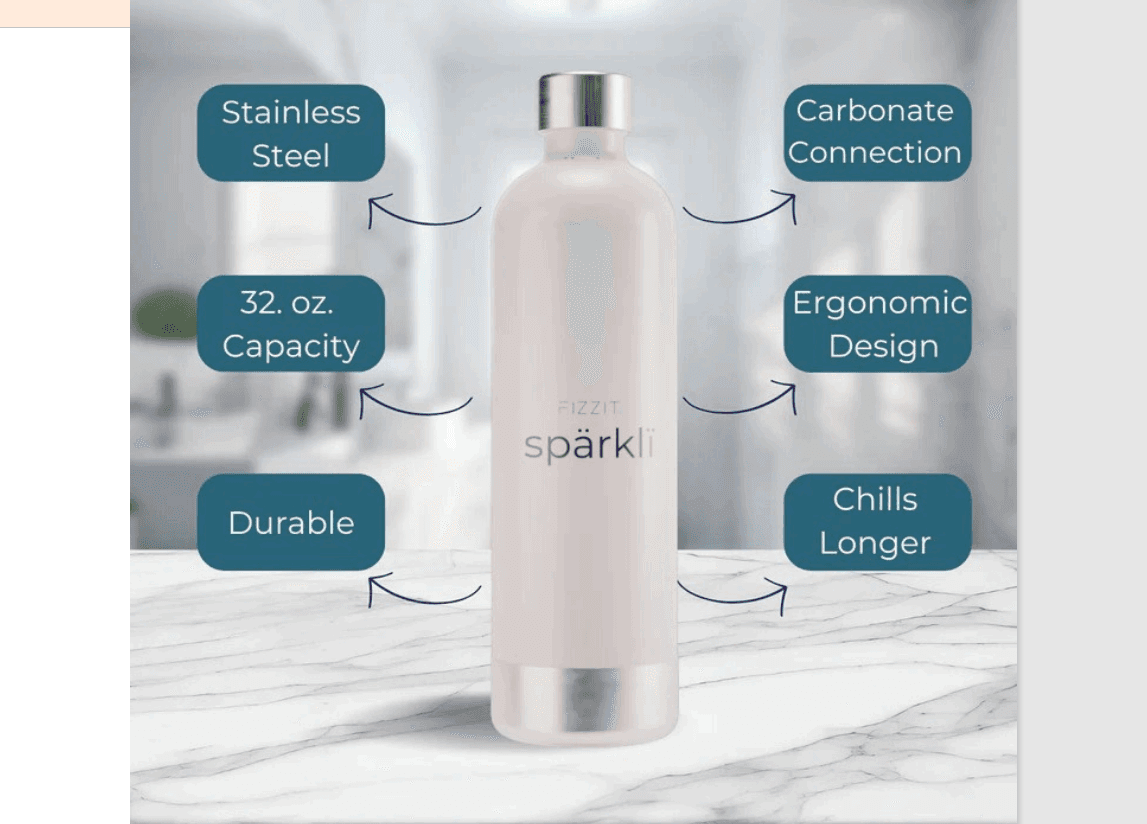 Fizzit soda makers in sleek white and black designs for carbonated sparkling water with zero calories. Ideal for healthy hydration at home.
