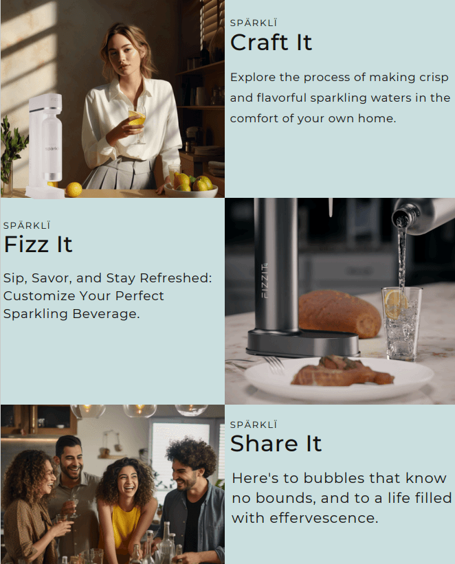 Fizzit soda makers in sleek white and black designs for carbonated sparkling water with zero calories. Ideal for healthy hydration at home.
