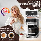 American style keep warm function electric programmable single service drip coffee machine