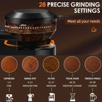 28-Setting Burr Coffee Grinder