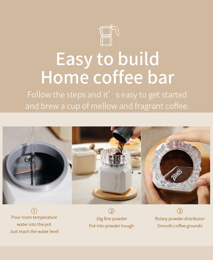 Italian Coffee Moka Pot Set Suitable for Home and Office