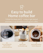 Italian Coffee Moka Pot Set Suitable for Home and Office