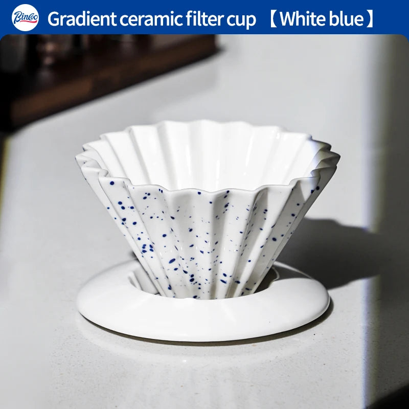 Porcelain Coffee Dripper, Ceramic Coffee Filter Cup