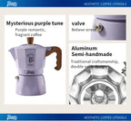 Double Valve Moka Pot Espresso Maker Manual Brewed