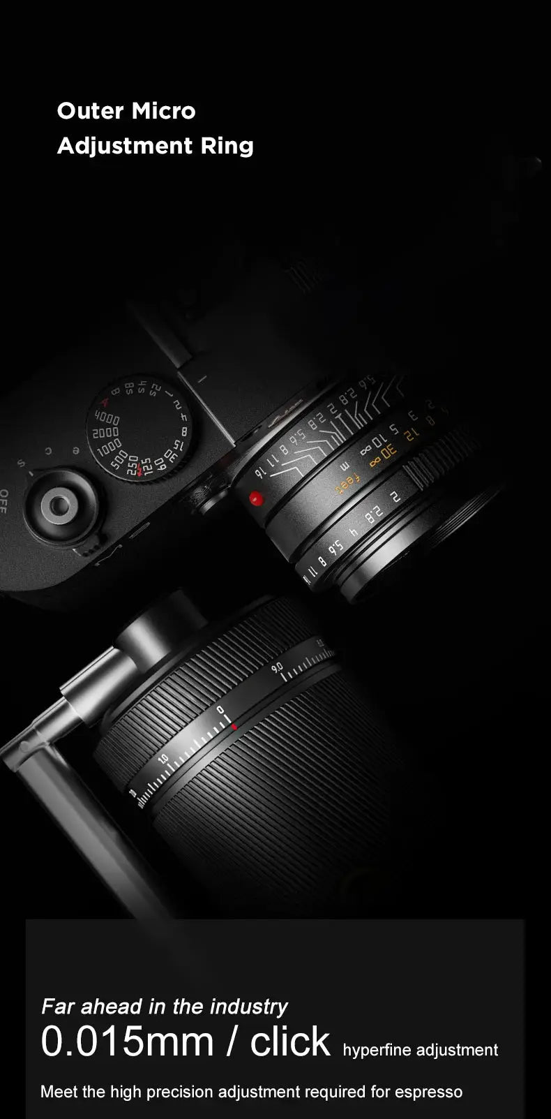 StepUP Coffee Manual Coffee Grinder Chestnut S3 – External Adjustment, S2C890 Burr