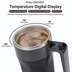Automatic Stirring Mug - Stainless Steel Drinkware