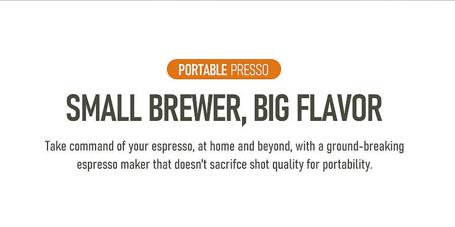 3-in-1 Portable Espresso Press