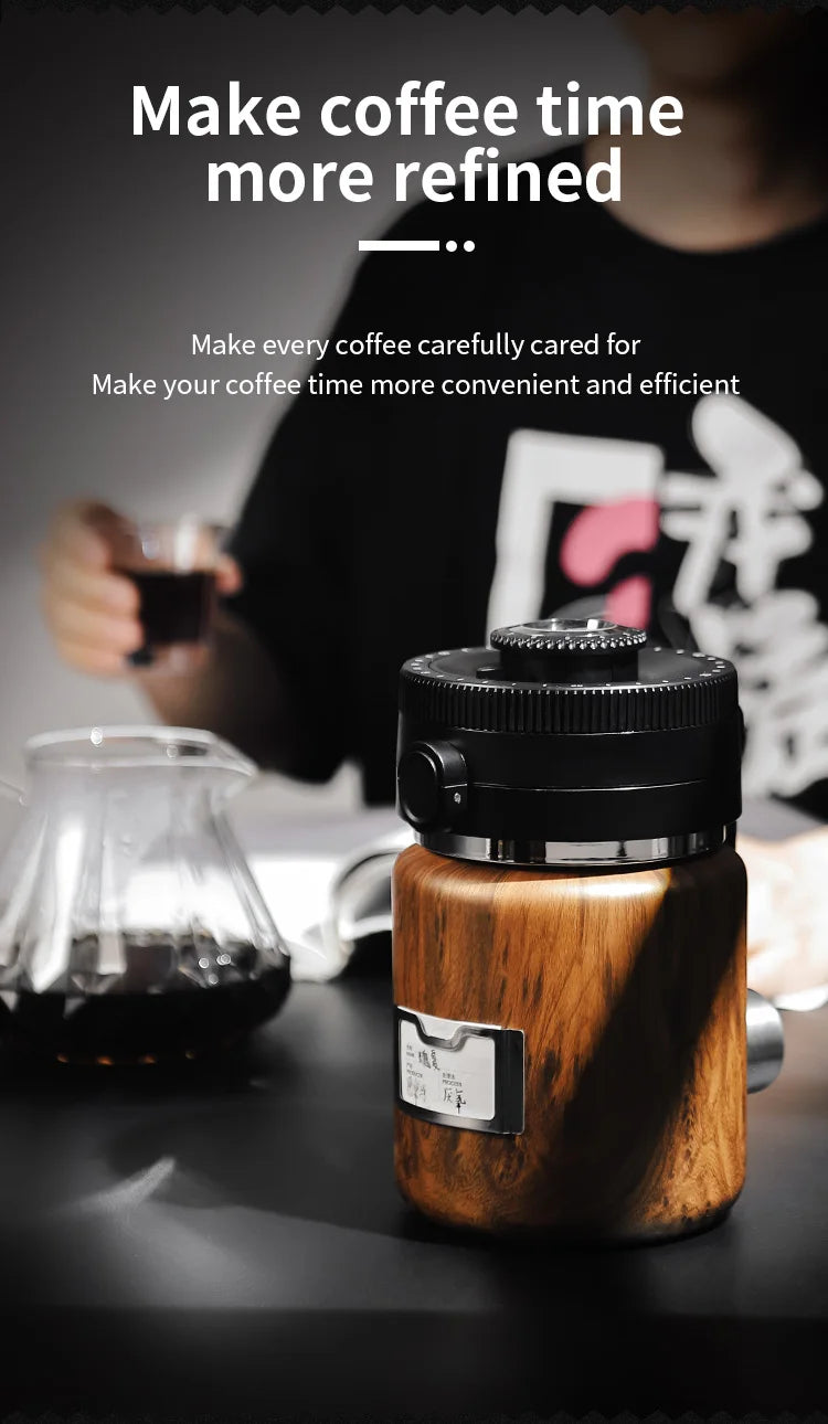 Bincoo 1000ml Airtight Coffee Canister - Vacuum Seal Stainless Steel Airscape Container for Coffee Beans | Kitchen Storage