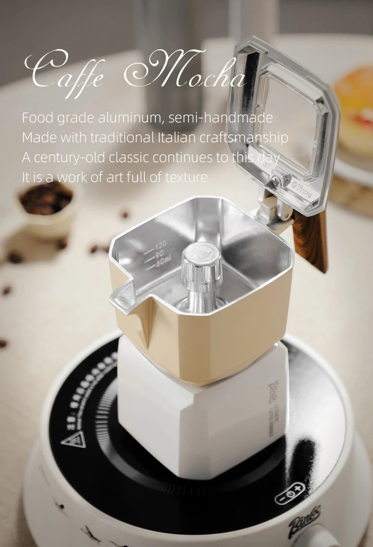 Italian Coffee Moka Pot Set Suitable for Home and Office