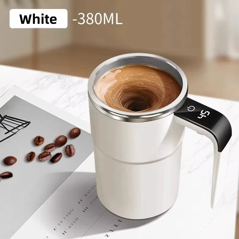 Coffee Self Mixing Mug Waterproof Food Safe Coffee Mug USB Rechargeable Automatic