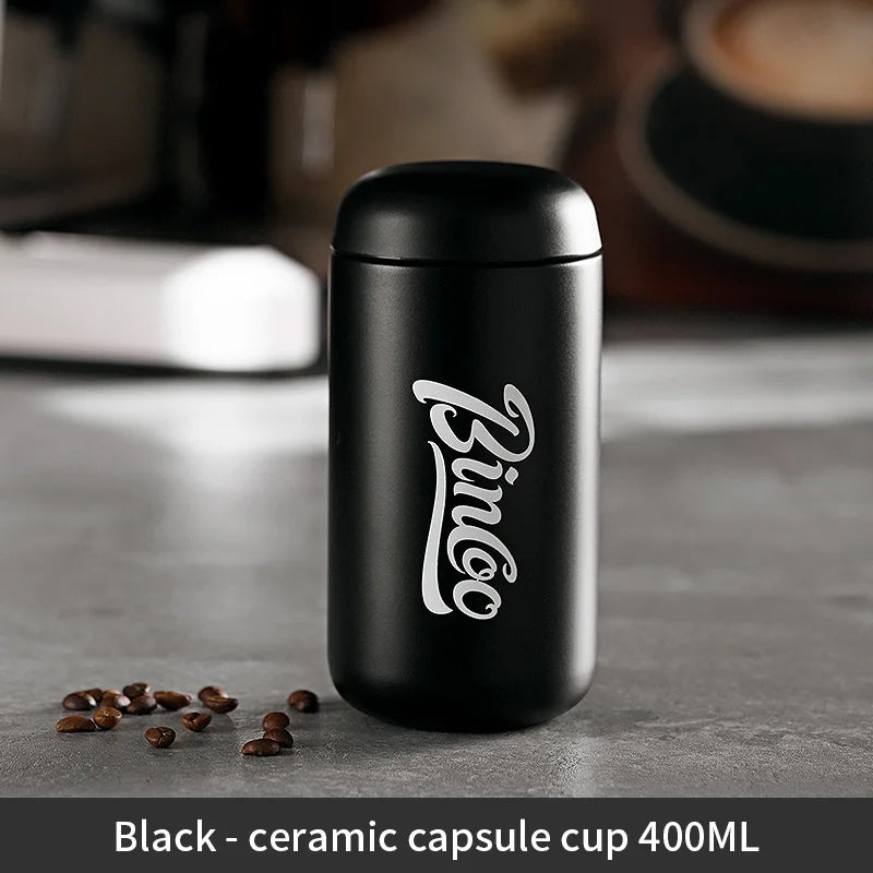 Insulated Coffee Ceramic Thermos Capsule Cup Cup 400ML