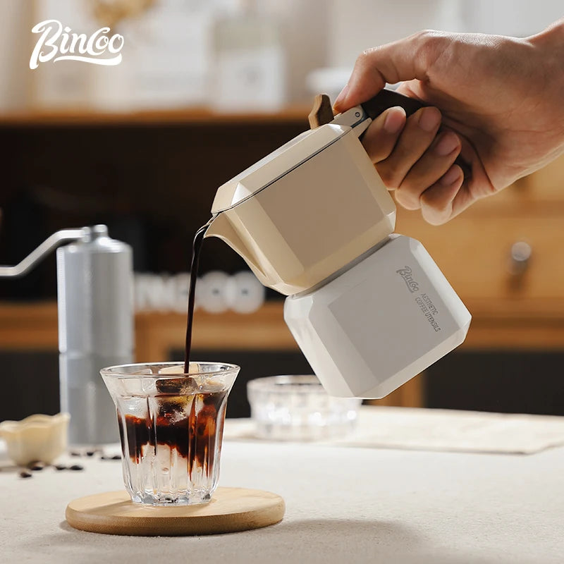 Italian Coffee Moka Pot Set Suitable for Home and Office