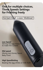 USB 3-Speed Milk Frother