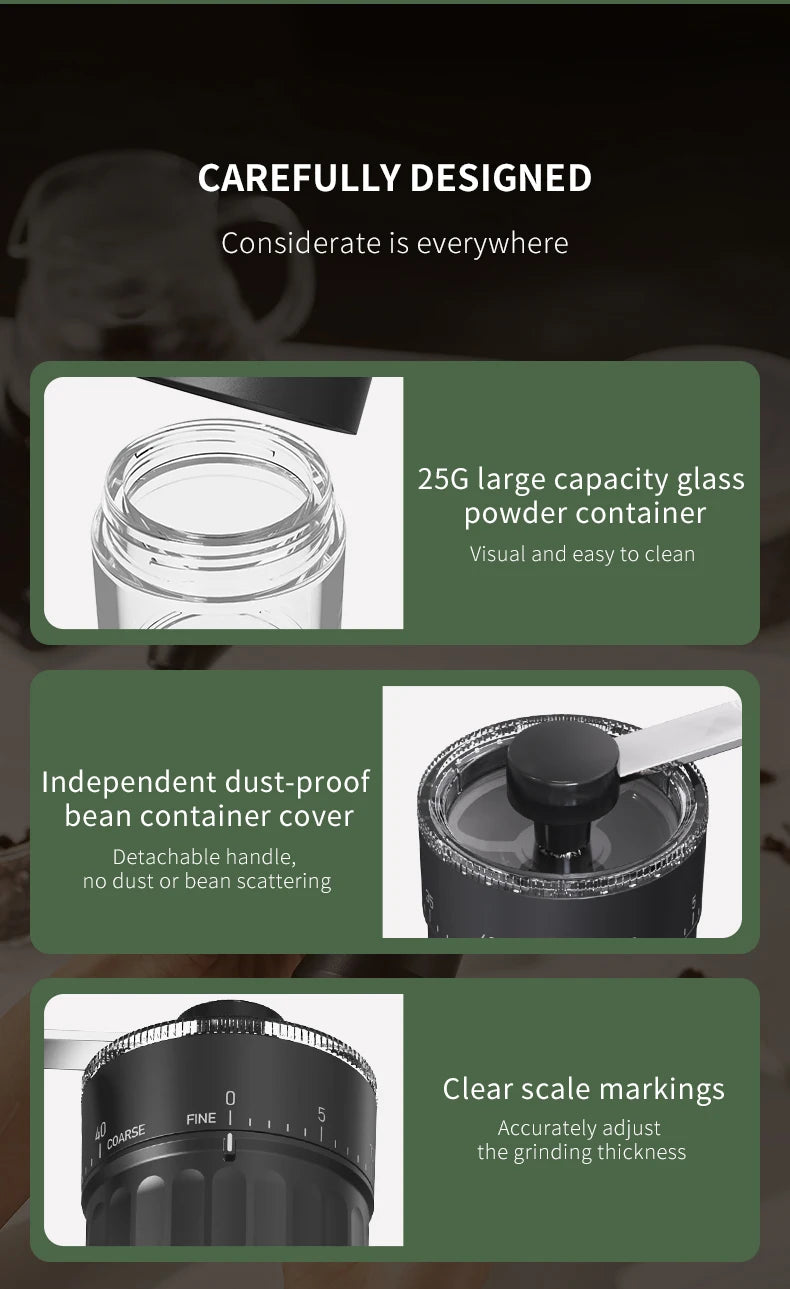 Ceramic Burr Coffee Grinder