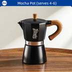 300ml Moka Pot - Italian Espresso Stovetop Coffee Maker for Home Baristas