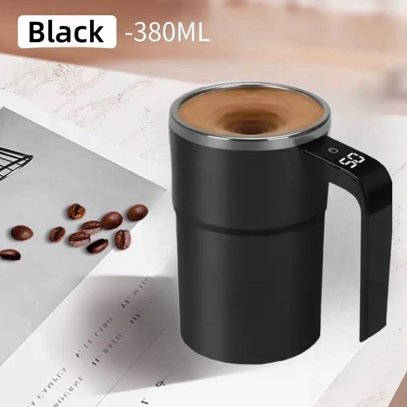 Coffee Self Mixing Mug Waterproof Food Safe Coffee Mug USB Rechargeable Automatic
