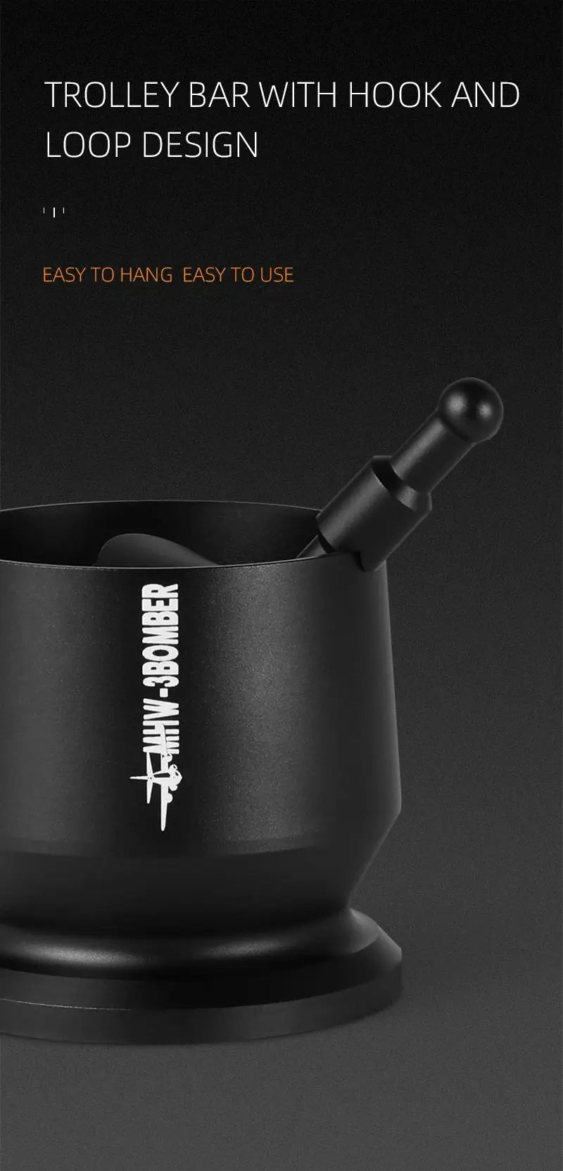 Coffee Dosing Funnel Aluminum Alloy Dosing Shaker dispensing grounds into a dripper on scale, fits 51-54mm portafilters, ideal for home baristas.