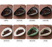 Ceramic Coffee Beans Dosing Cup Trays | Pottery Espresso Bean Scoop | Precision Coffee Accessories