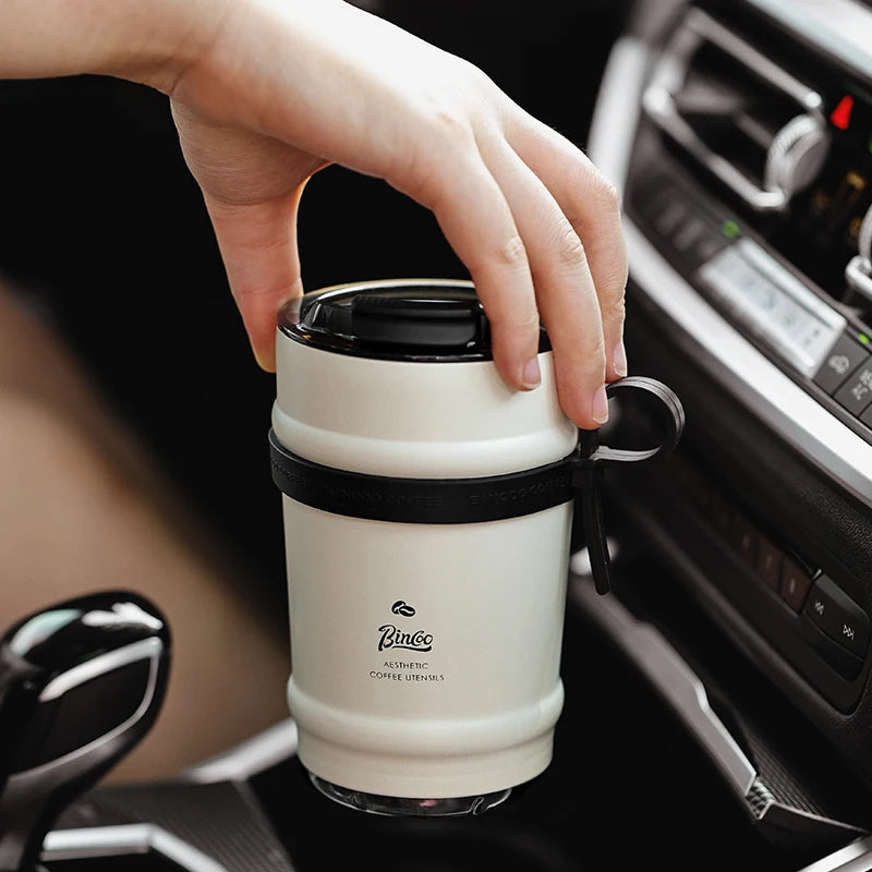 Ceramic Lined Coffee Cup, 316 Stainless Steel Insulated Tumbler