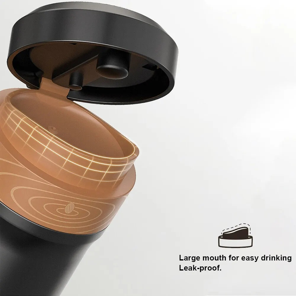 Steel French Press Travel Mug
